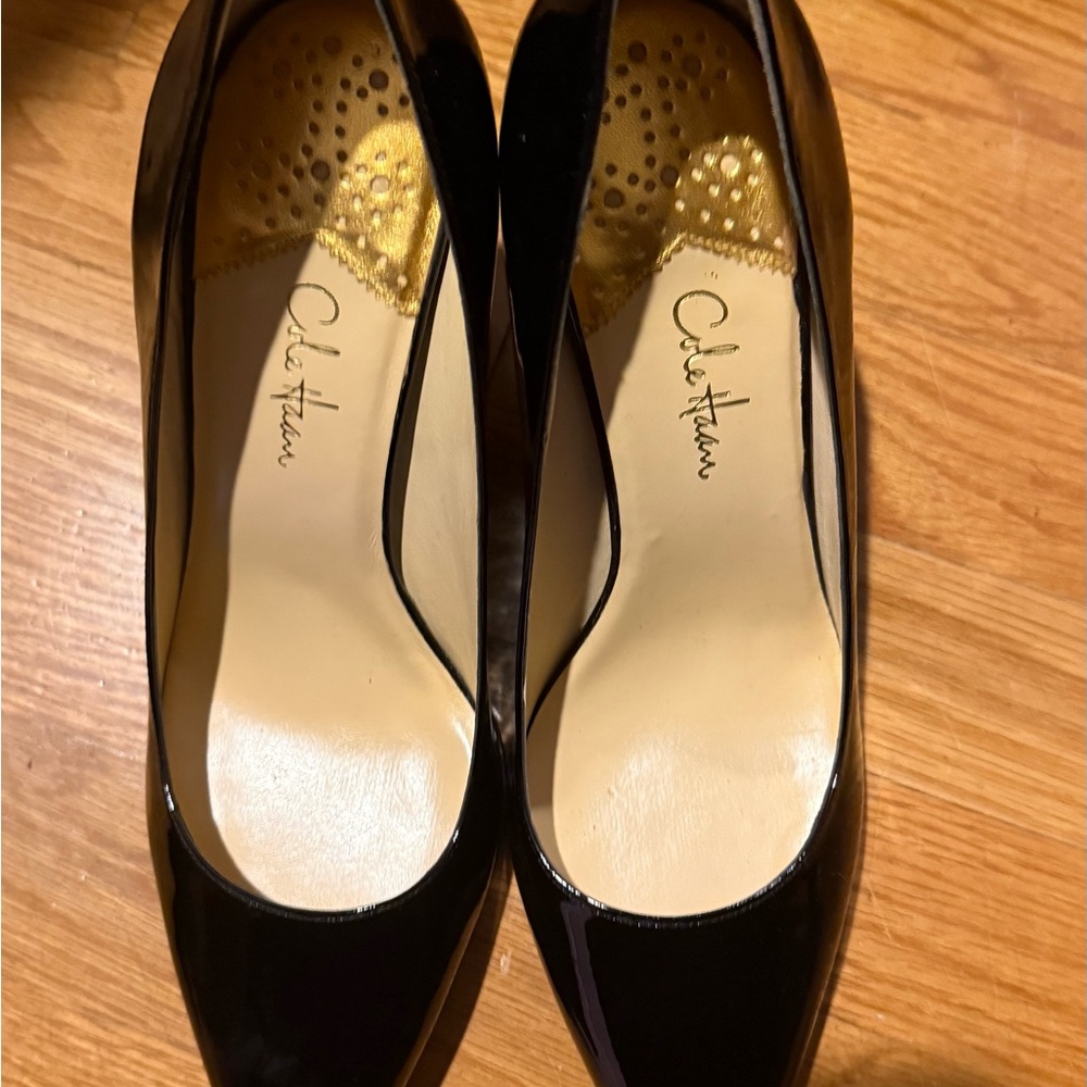 Cole Haan Black Patent Leather Heels